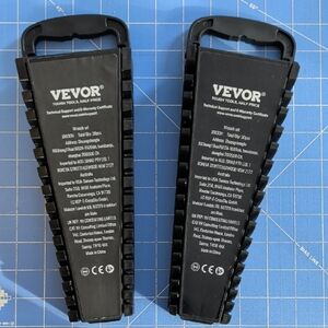 Vevor Replacement Wrench Tool Organizers Hangers Portable Carrying Cases Black